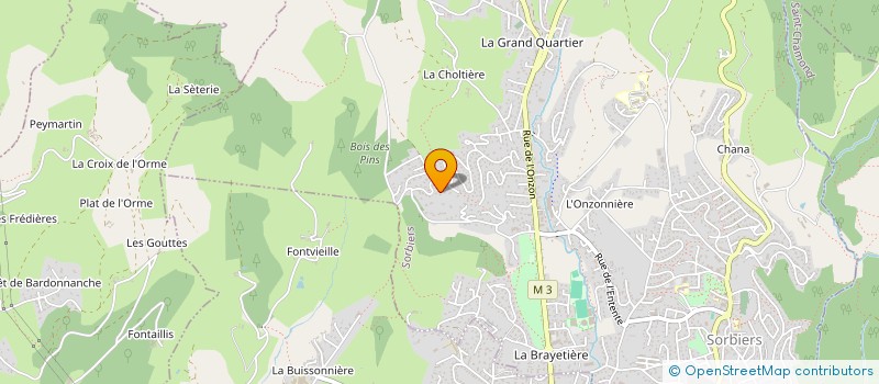 localisation de l'entreprise D9 IMMO  SORBIERS