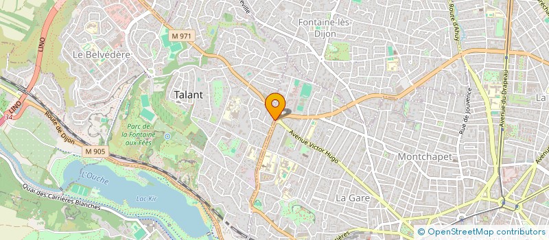 localisation de l'entreprise DA 360  TALANT