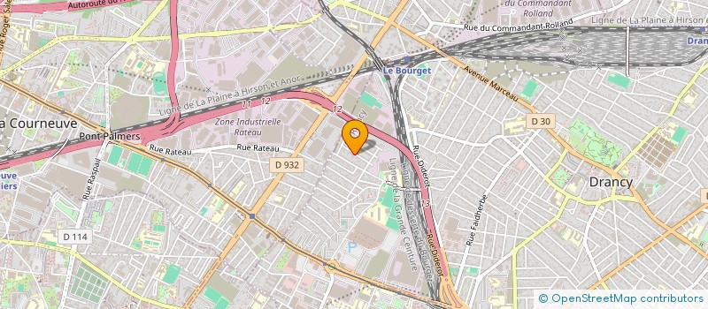localisation de l'entreprise DA à DRANCY