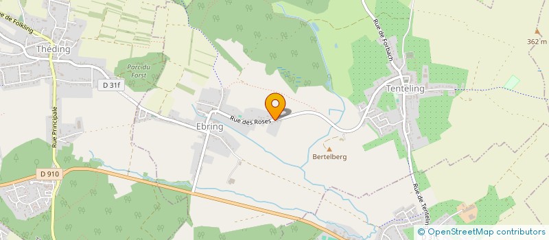 localisation de l'entreprise DA AUTO  TENTELING