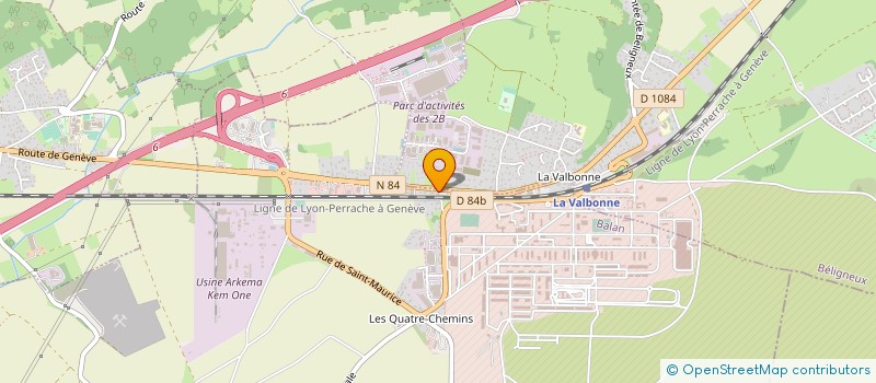 localisation de l'entreprise DA AUTO SPORT à SAINT-ANDRE-DE-CORCY