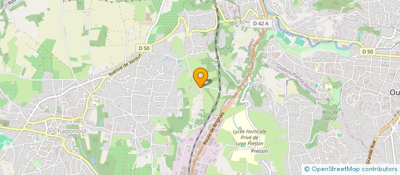 localisation de l'entreprise DA BAT  CHAPONOST