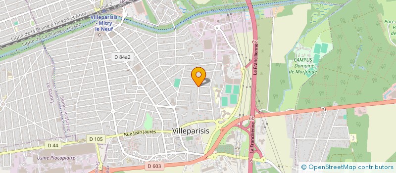 localisation de l'entreprise DA BATIMENT à VILLEPARISIS