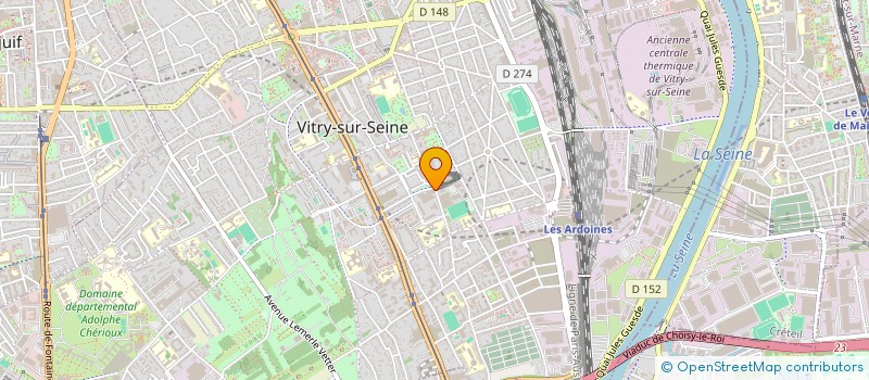 localisation de l'entreprise DA BTP SERVICES à VITRY-SUR-SEINE