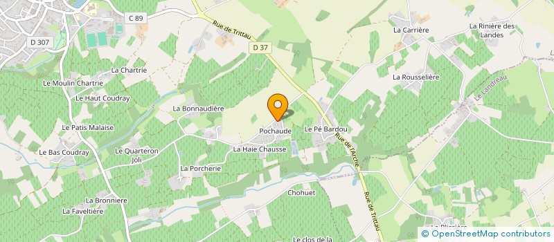 localisation de l'entreprise DA BUSINESS PARTNER  LE LOROUX-BOTTEREAU