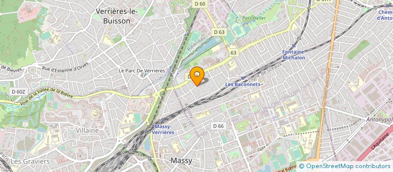 localisation de l'entreprise DA CAPO à ANTONY