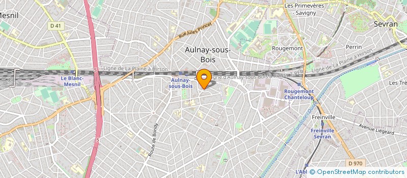 localisation de l'entreprise DA CONCEICAO à AULNAY-SOUS-BOIS