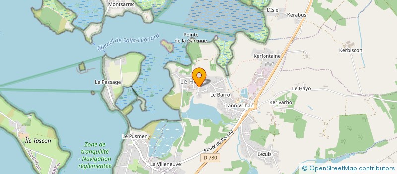 localisation de l'entreprise DA-CONSEIL  LE HEZO