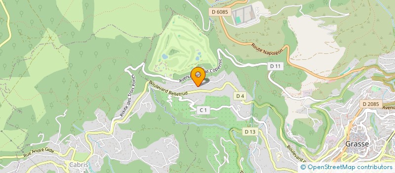 localisation de l'entreprise DA CONSTRUCTION à GRASSE