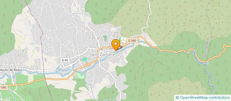 localisation de l'entreprise DA CONSTRUCTION  SAINT-ZACHARIE