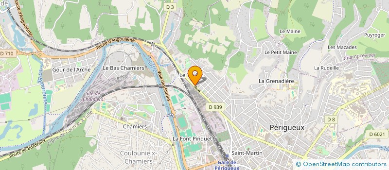 localisation de l'entreprise DA COSTA à PERIGUEUX