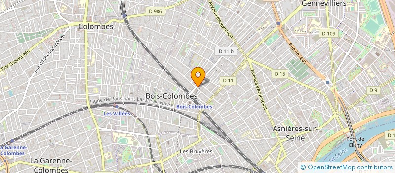 localisation de l'entreprise DA COSTA à BOIS-COLOMBES