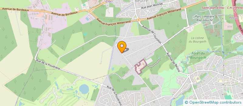 localisation de l'entreprise DA COSTA  MERIGNAC