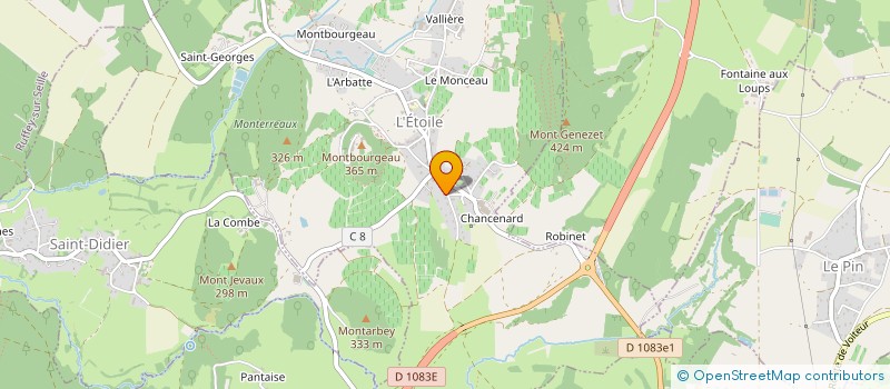 localisation de l'entreprise DA COSTA à L'ETOILE