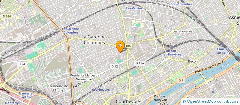 localisation de l'entreprise DA COSTA à LA GARENNE-COLOMBES