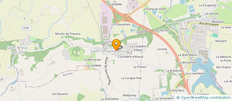 localisation de l'entreprise DA COSTA  SAINT-SYMPHORIEN