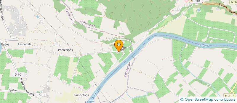 localisation de l'entreprise DA COSTA COTTIN  MOISSAC