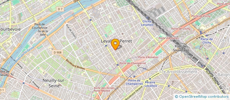 localisation de l'entreprise DA COSTA ET CIE SARL  LEVALLOIS-PERRET