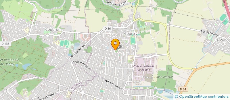 localisation de l'entreprise DA COSTA ET HENRIQUES à COURTRY