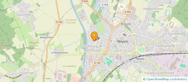 localisation de l'entreprise DA COSTA FACADE  NOYON