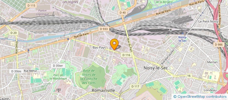 localisation de l'entreprise DA COSTA & FILS à NOISY-LE-SEC