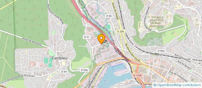 localisation de l'entreprise DA COSTA FINANCES  CANTELEU