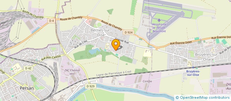 localisation de l'entreprise DA COSTA-GONCALVES  BERNES-SUR-OISE