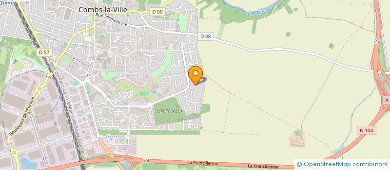 localisation de l'entreprise DA COSTA IMMO  COMBS-LA-VILLE