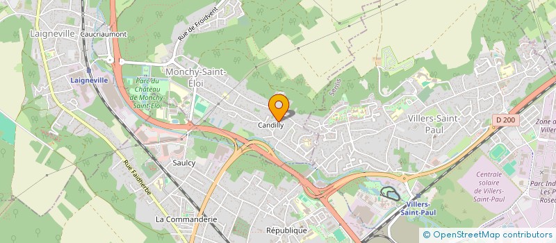 localisation de l'entreprise DA COSTA JOSELITO  MONCHY-SAINT-ELOI