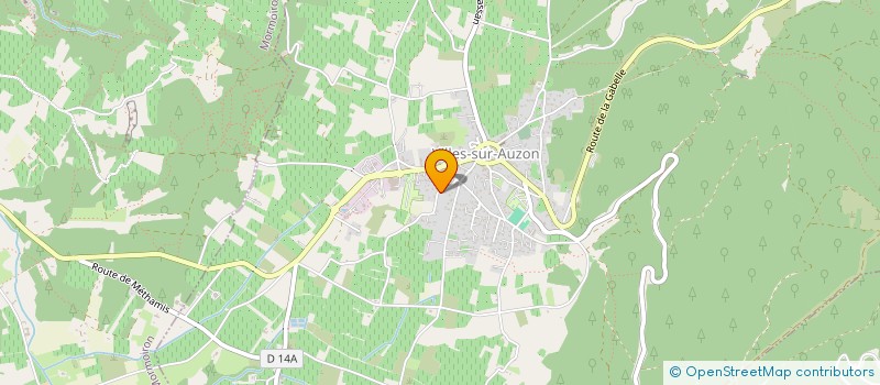 localisation de l'entreprise DA COSTA PHILIPPE à VILLES-SUR-AUZON