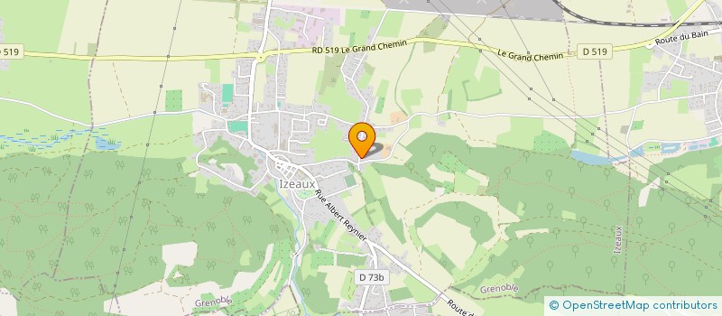 localisation de l'entreprise DA COSTA PLOMBERIE CHAUFFAGE 38  IZEAUX