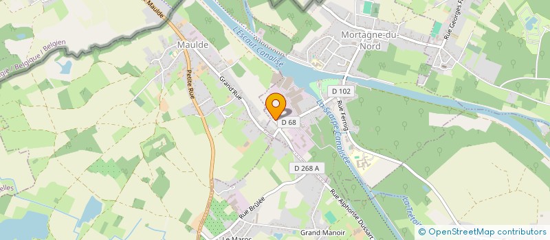 localisation de l'entreprise DA COSTA RAMOS  MORTAGNE-DU-NORD