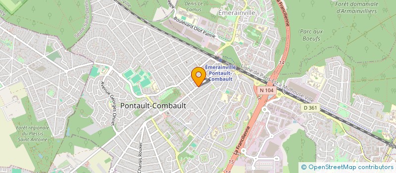 localisation de l'entreprise DA COSTA SGDC  PONTAULT-COMBAULT