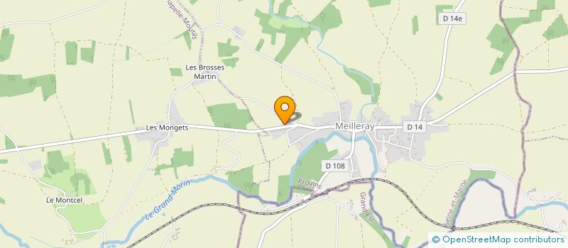 localisation de l'entreprise DA CREATIONS  MEILLERAY