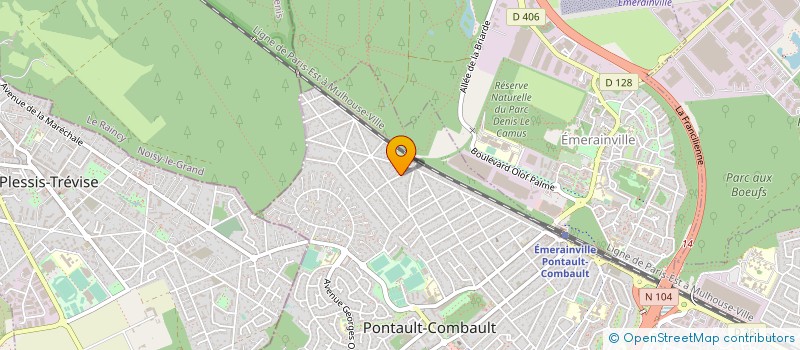 localisation de l'entreprise DA CRUZ à PONTAULT-COMBAULT