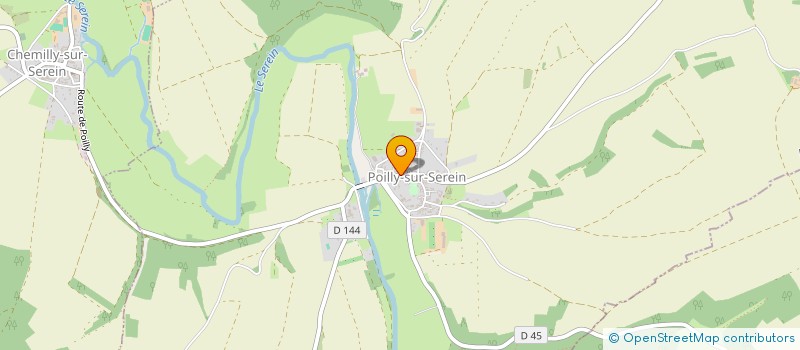 localisation de l'entreprise DA CRUZ  POILLY-SUR-SEREIN