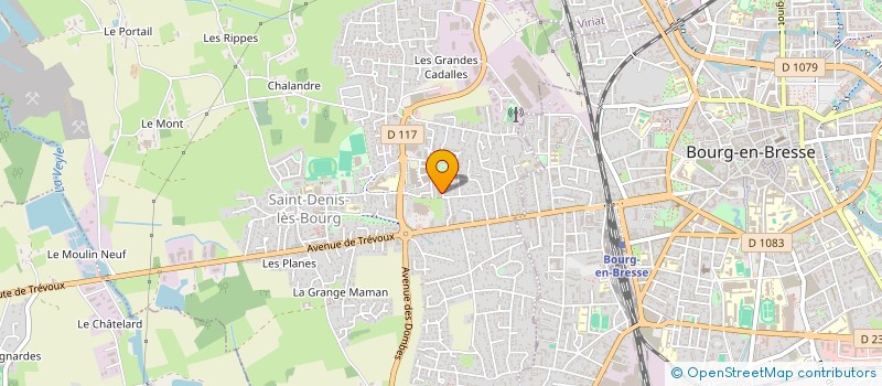 localisation de l'entreprise DA CRUZ à SAINT-DENIS-LES-BOURG
