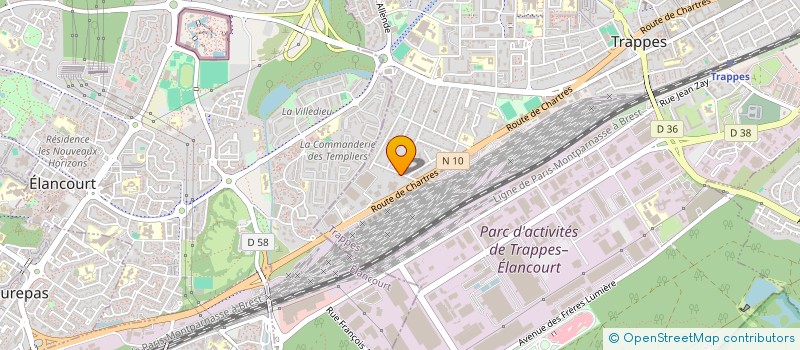 localisation de l'entreprise DA CRUZ CRB à TRAPPES