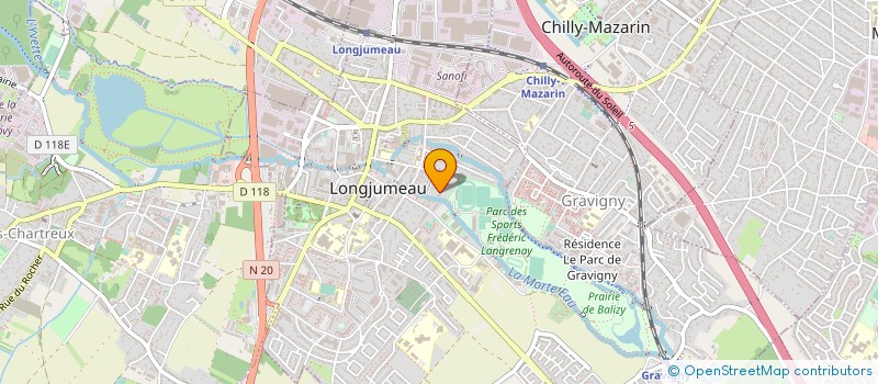 localisation de l'entreprise DA CRUZ ET CRUZ à LONGJUMEAU