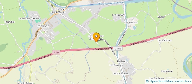 localisation de l'entreprise DA CRUZ LOCATION  CHASSENARD