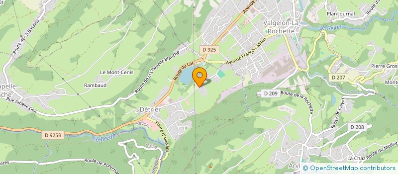 localisation de l'entreprise DA CRUZ MACONNERIE  LA TABLE