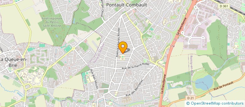 localisation de l'entreprise DA CUNHA  PONTAULT-COMBAULT