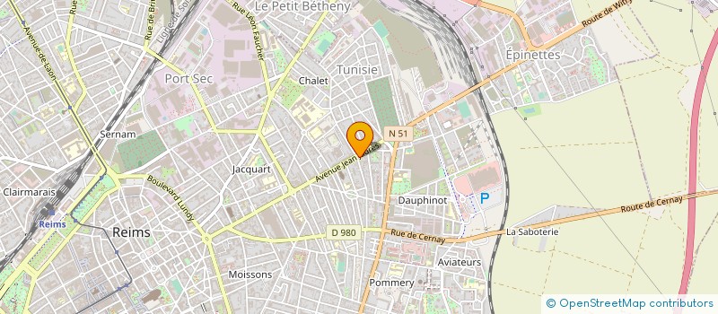 localisation de l'entreprise DA CUNHA  REIMS