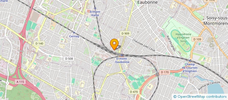 localisation de l'entreprise DA CUNHA à ERMONT