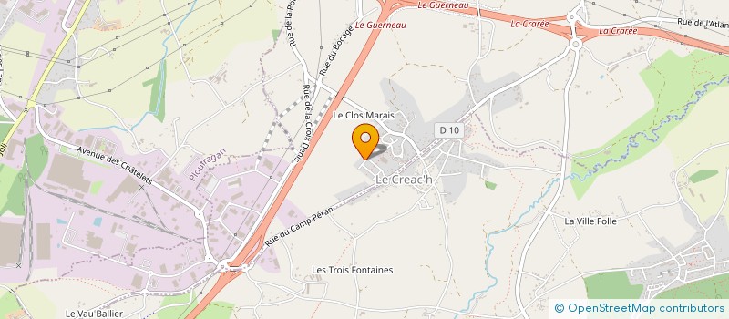 localisation de l'entreprise DA CUNHA FILIPE à TREGUEUX