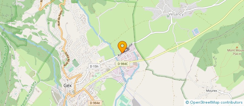 localisation de l'entreprise DA CUNHA SARL  GEX