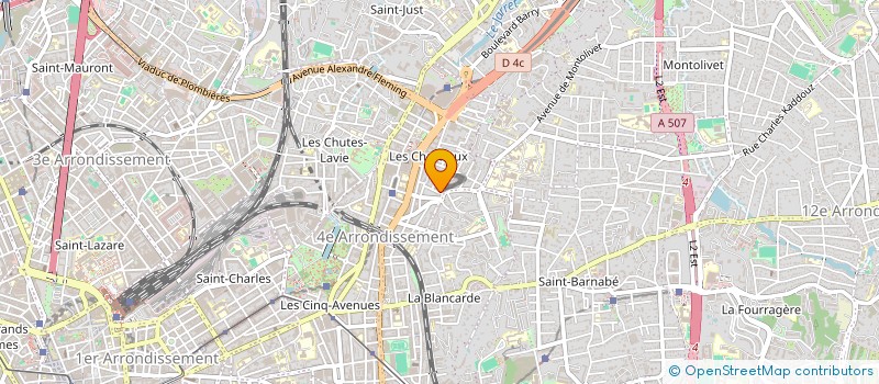 localisation de l'entreprise DA/DA, DES ARTISTES ET DES AUTEURS à MARSEILLE