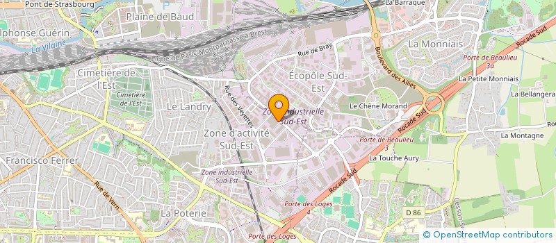 localisation de l'entreprise DA DIFFUSION à RENNES