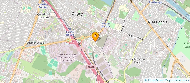 localisation de l'entreprise DA DRIVER à GRIGNY