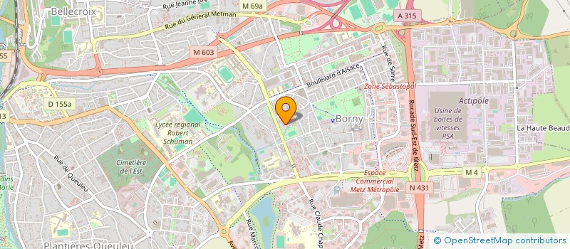 localisation de l'entreprise DA ETANCHEITE  METZ